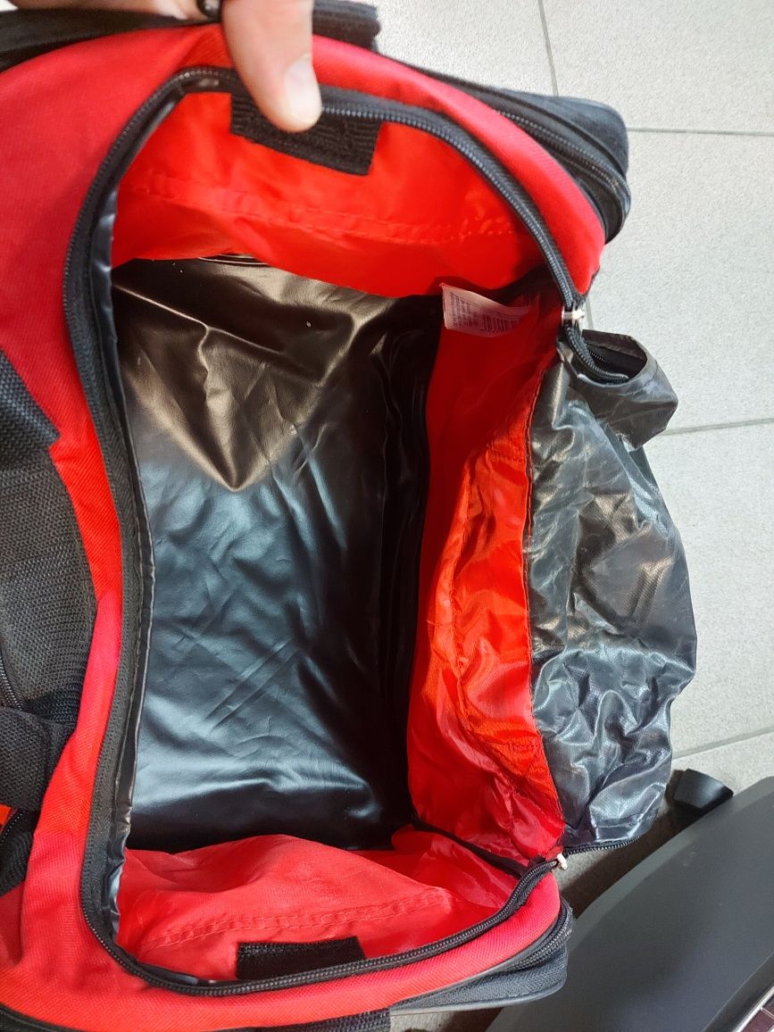Спортивна сумка Givova BORSA темно-синьо-червона, тренувальна середня