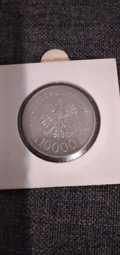 Moneta Solidarność 10000zl rok 1990