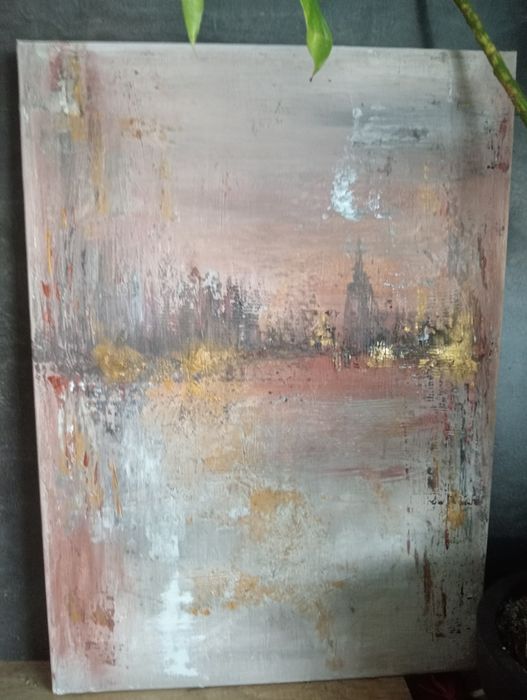 Obraz abstrakcyjny na płótnie