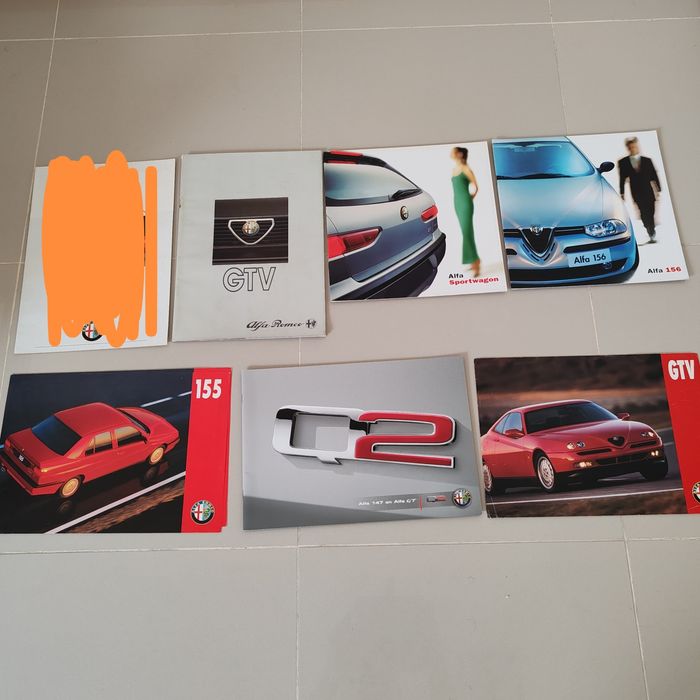 Vendo catálogos/panfletos Alfa Romeo