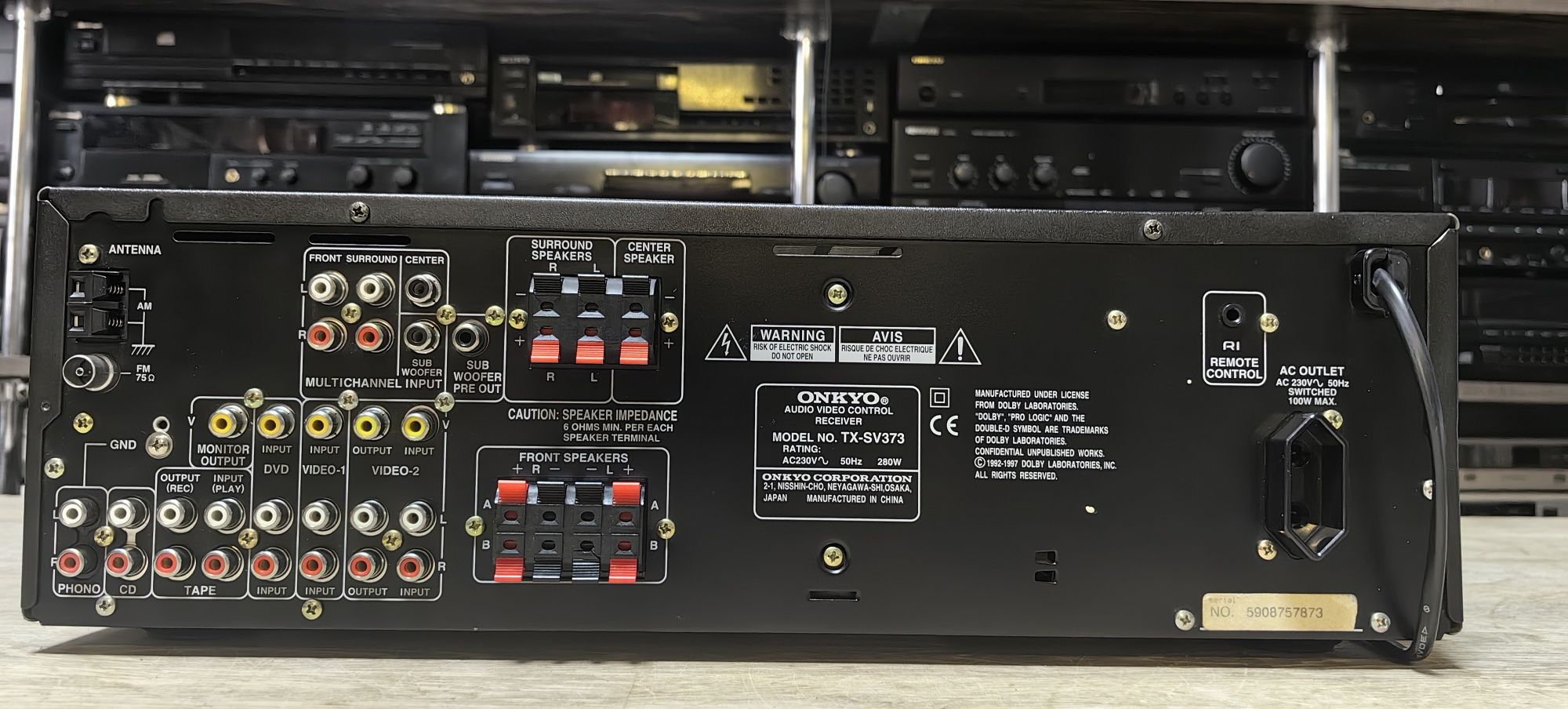 Ресивер Onkyo TX-SV373/6Ω
