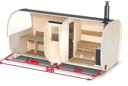 Модульна сауна Баня Бочка