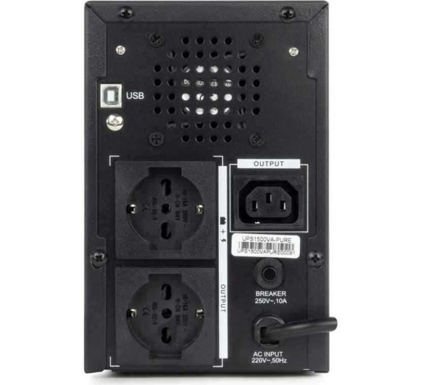 Zasilacz UPS Vultech UPS1000VA-PURE 1000 VA 800 W OPIS