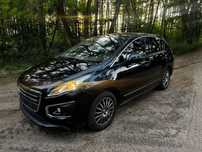 Peugeot 3008 1.6 benzyna Crossover Niski przebieg 105000km 1 właściciel czarny suv