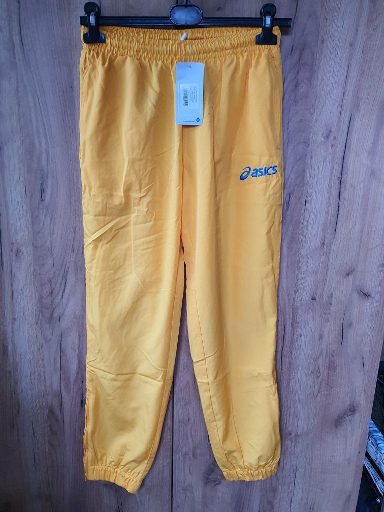 Spodnie sportowe pantalony Asics, rozmiar S, nowe z metką, kieszenie n