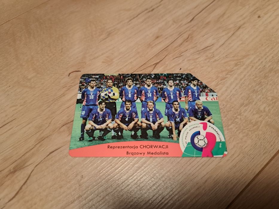 Karta telefoniczna mistrzostwa świata we Francji 1998 50 impulsów