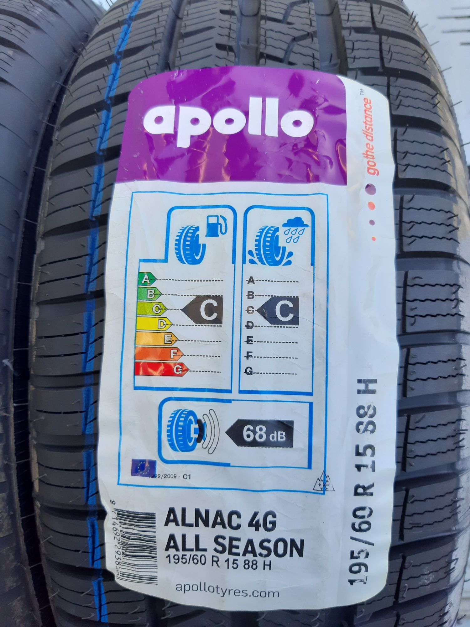 2x 195/60r15 88H Apollo Alnac 4G All Season