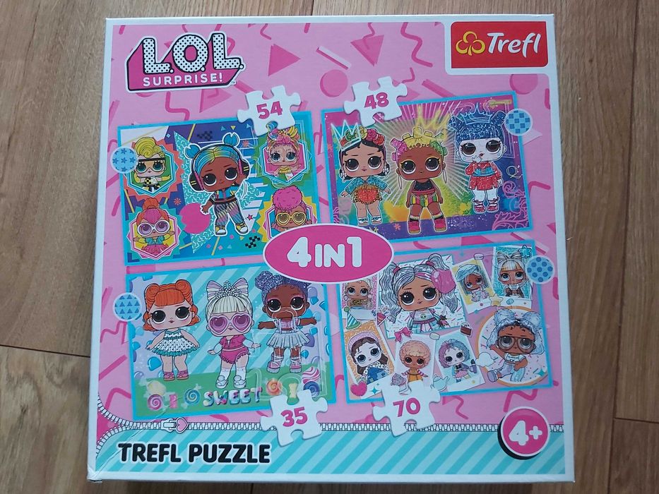 TREFL Puzzle 207 elementów LOL Surprise 4w1