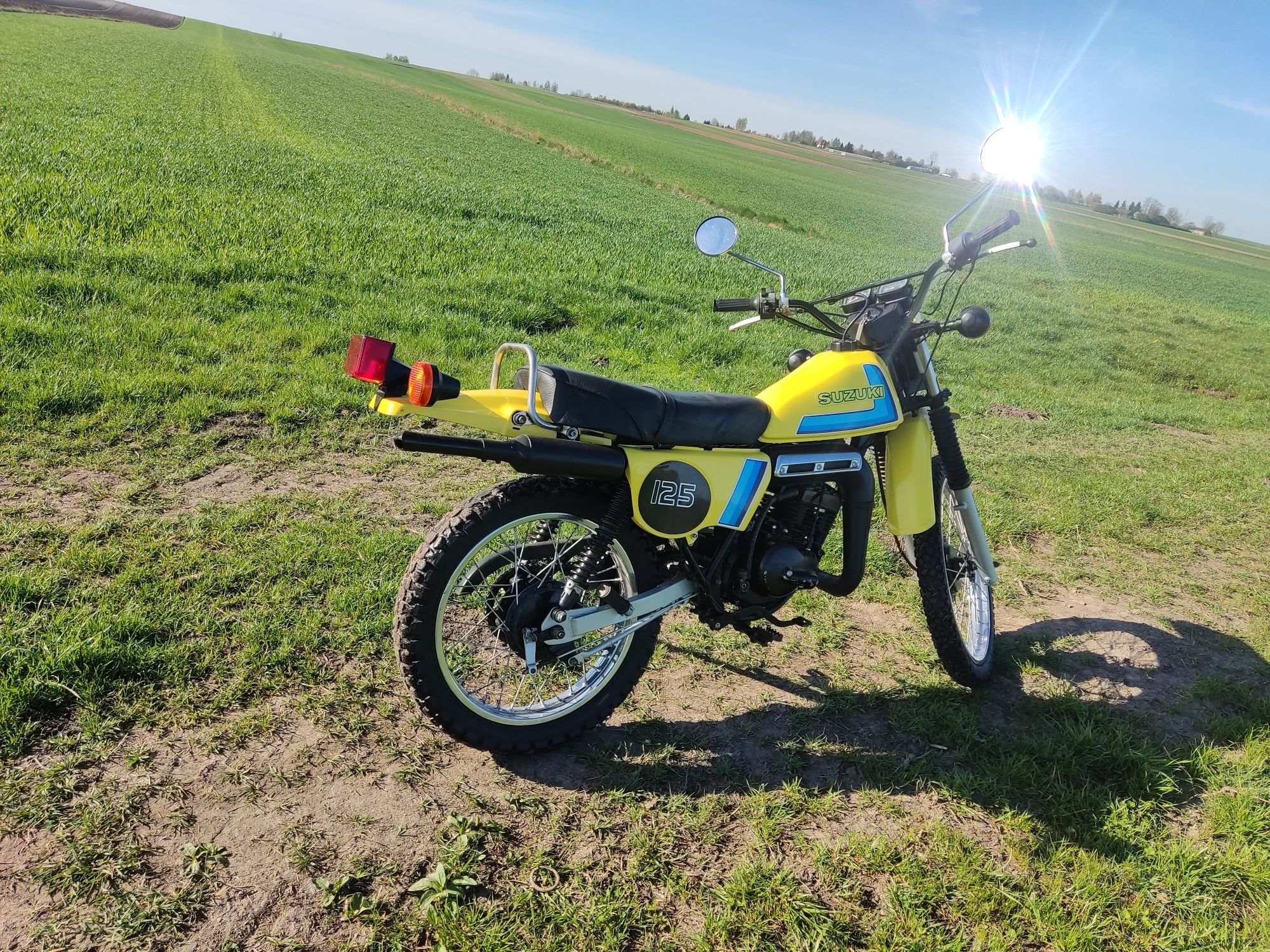 Suzuki Ts 125 ER 1979r classic enduro Okazja!dokumenty ke,dr,dt,xl,