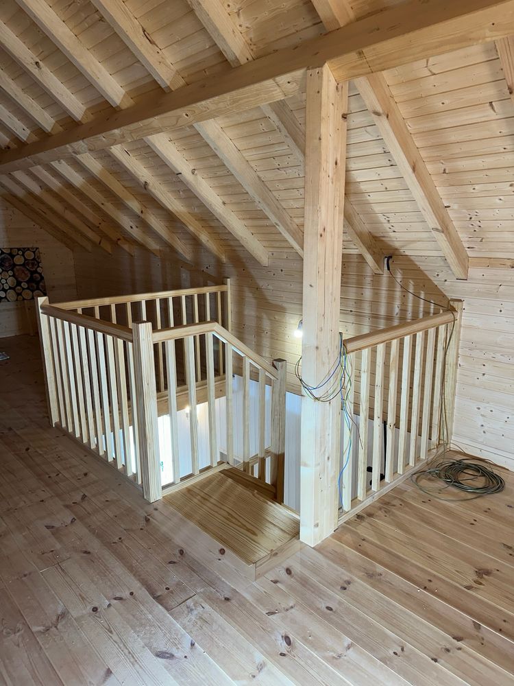 Escadas de madeira
