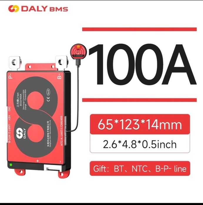 Балансир Dely smart bms для LifePO4 8s 24v