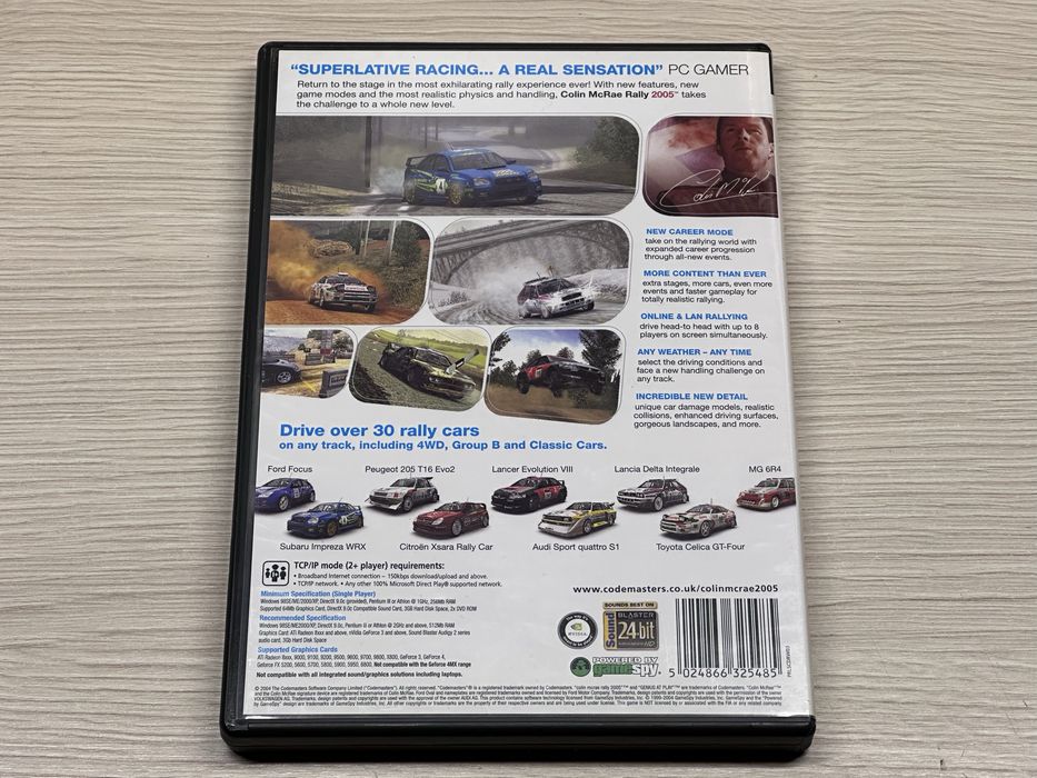 Colin McRae Rally 2005 PC Premierowa Komplet
