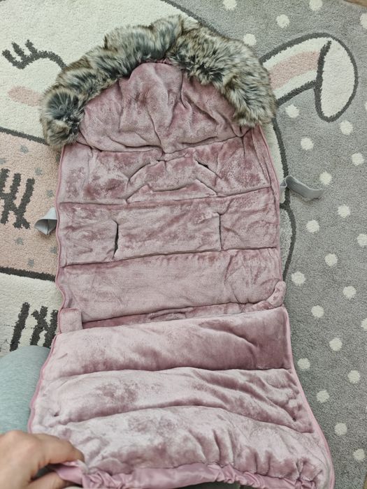 Śpiworek regulowany TiniMini pudrowy róż