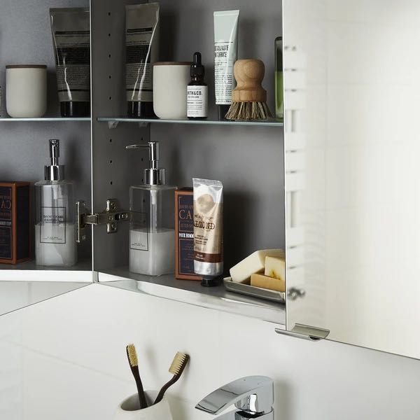 Armário Espelhado p/ Casa de Banho x2