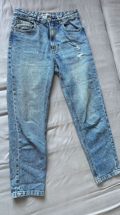 Jeansy dżinsy damskie mom