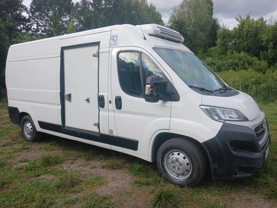 Fiat Ducato 2,3 2015r Chłodnia Klima 130KM Mroźnia Agregat Izoterma Webasto Siła 230v  Fiat Ducato Jumper Boxer 2015r Izoterma Chłodnia Mroźnia Thermo K 230V