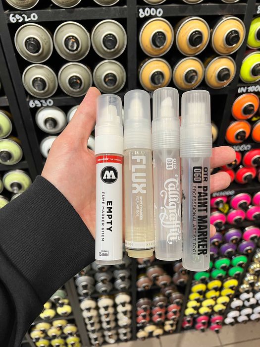 Маркеры для граффити, Графіті маркери, Сквізери, Сквизеры, Заправки