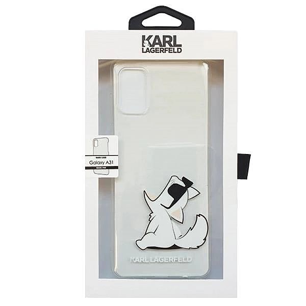 Etui Karl Lagerfeld Choupette Fun na Samsung Galaxy A31 - przezroczyst