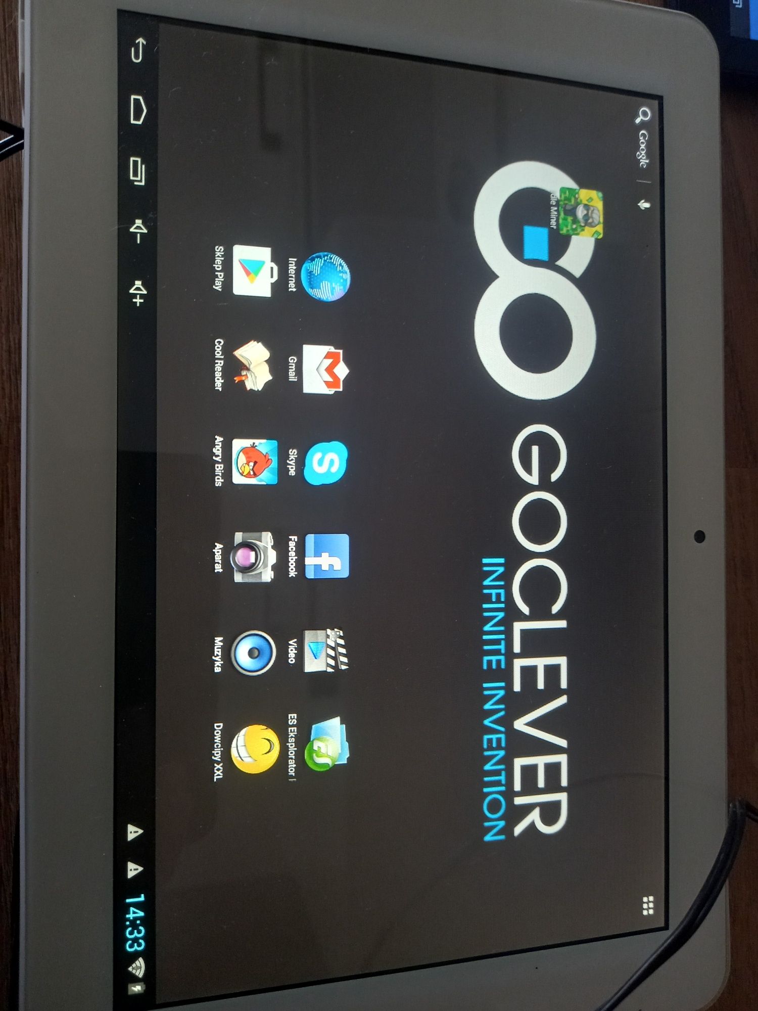 Tablet goclever biały
