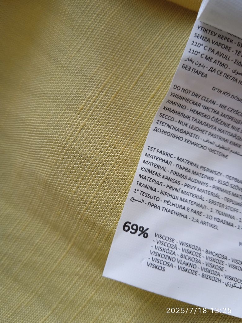 Sukienka letnie lniana.
