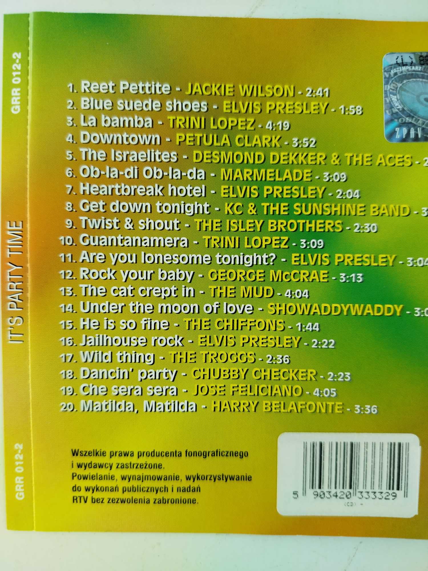 It's Party Time Clark Presley Troggs Mud Checker Lopez Marmelade CD