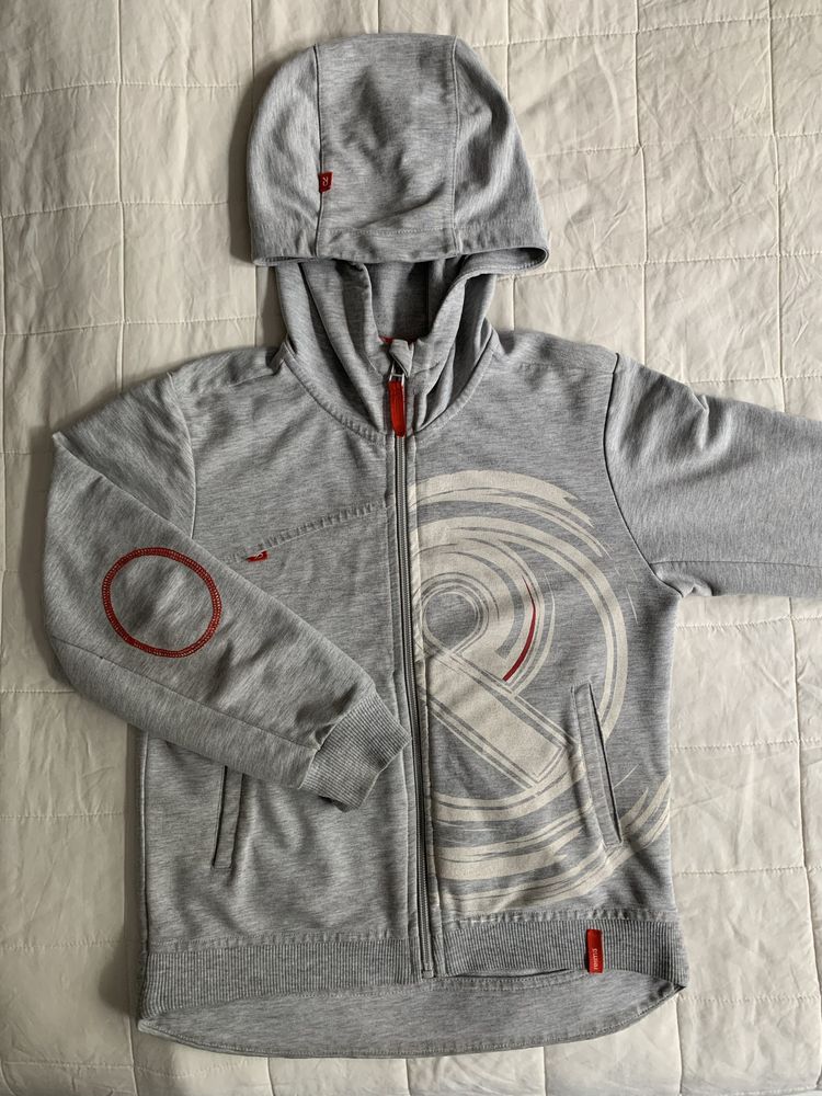 Bluza szaro-czerwona Reima r. 122