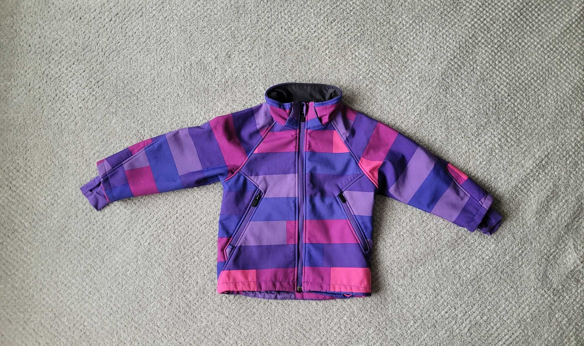 Kurtka przejściowa, softshell dla dziewczynki, H&M 98