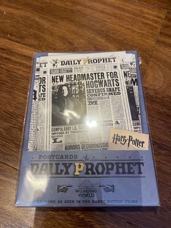Conjunto Postais Harry Potter Daily Prophet MinaLima