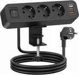 Przedluzacz Sudeery 2m Listwa Zasilajaca 3xUSB 2xC Wielofunkcyjna