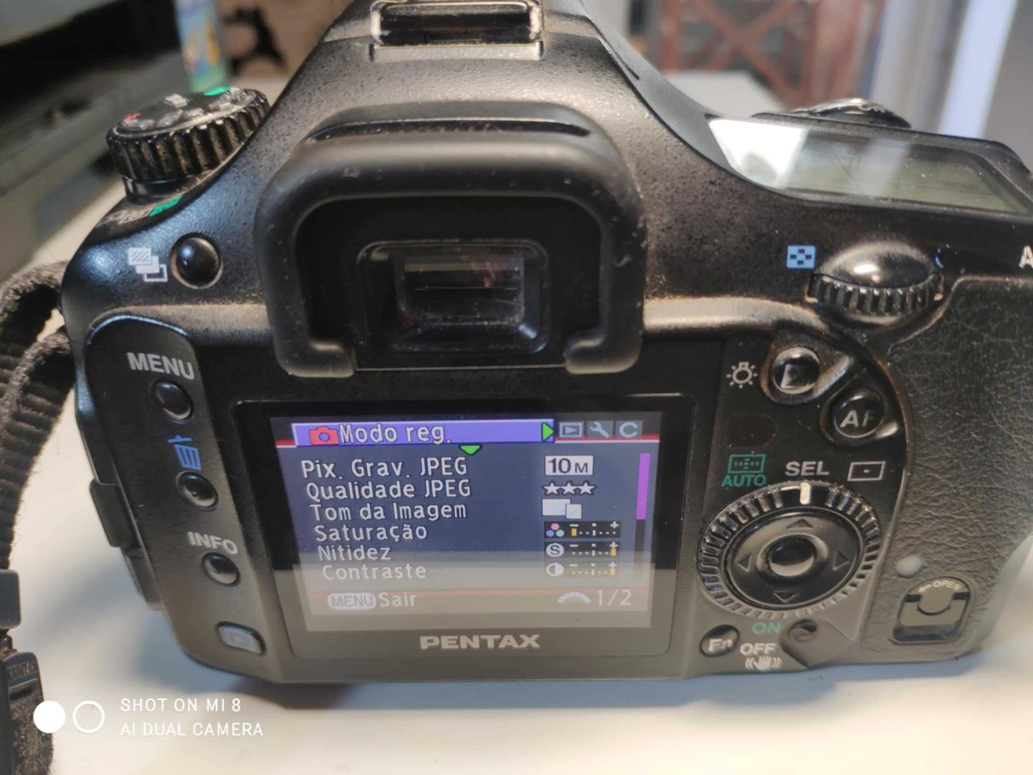 Pentax K10 AVARIADA máquina fotográfica reflex