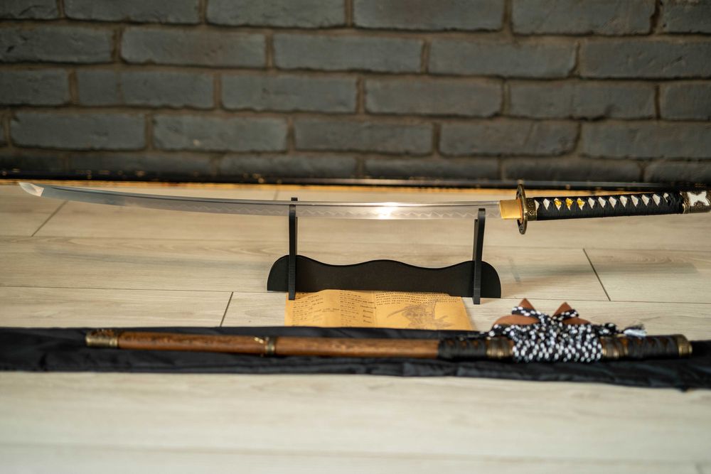 Miecz samurajski Japońska Katana Stal T10 Zbrocze-Piękna Saya 10/10