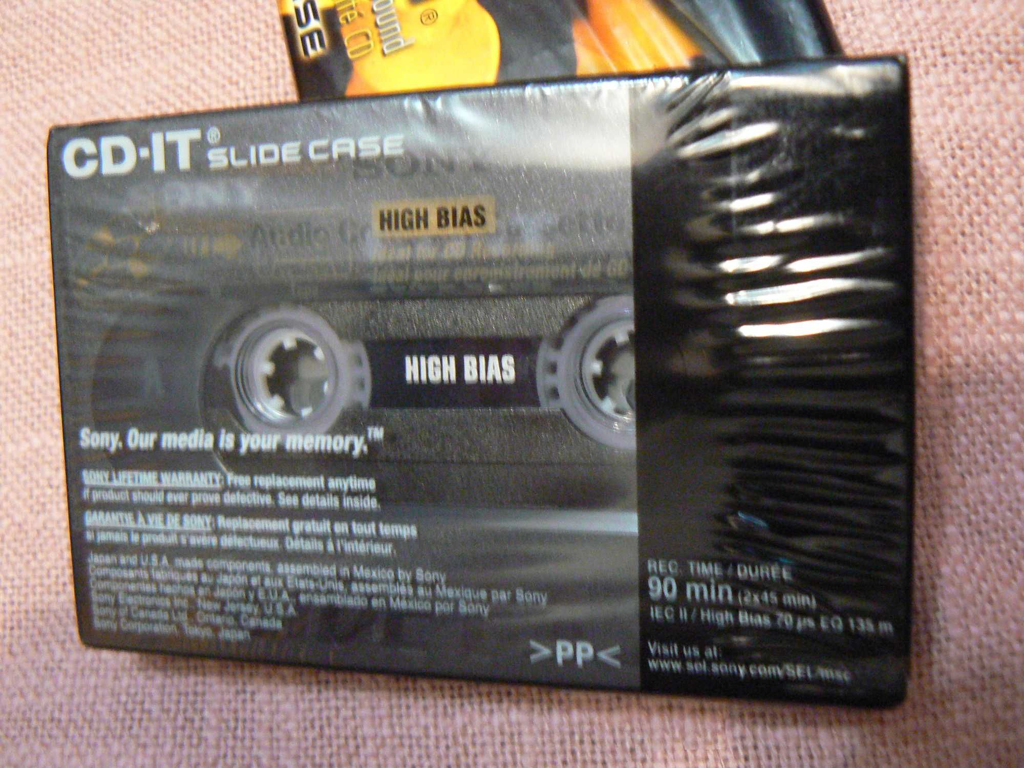 Касета Аудіо Sony CD-IT 90, вир Японія-Мексика, хром, тип 2, 3 шт