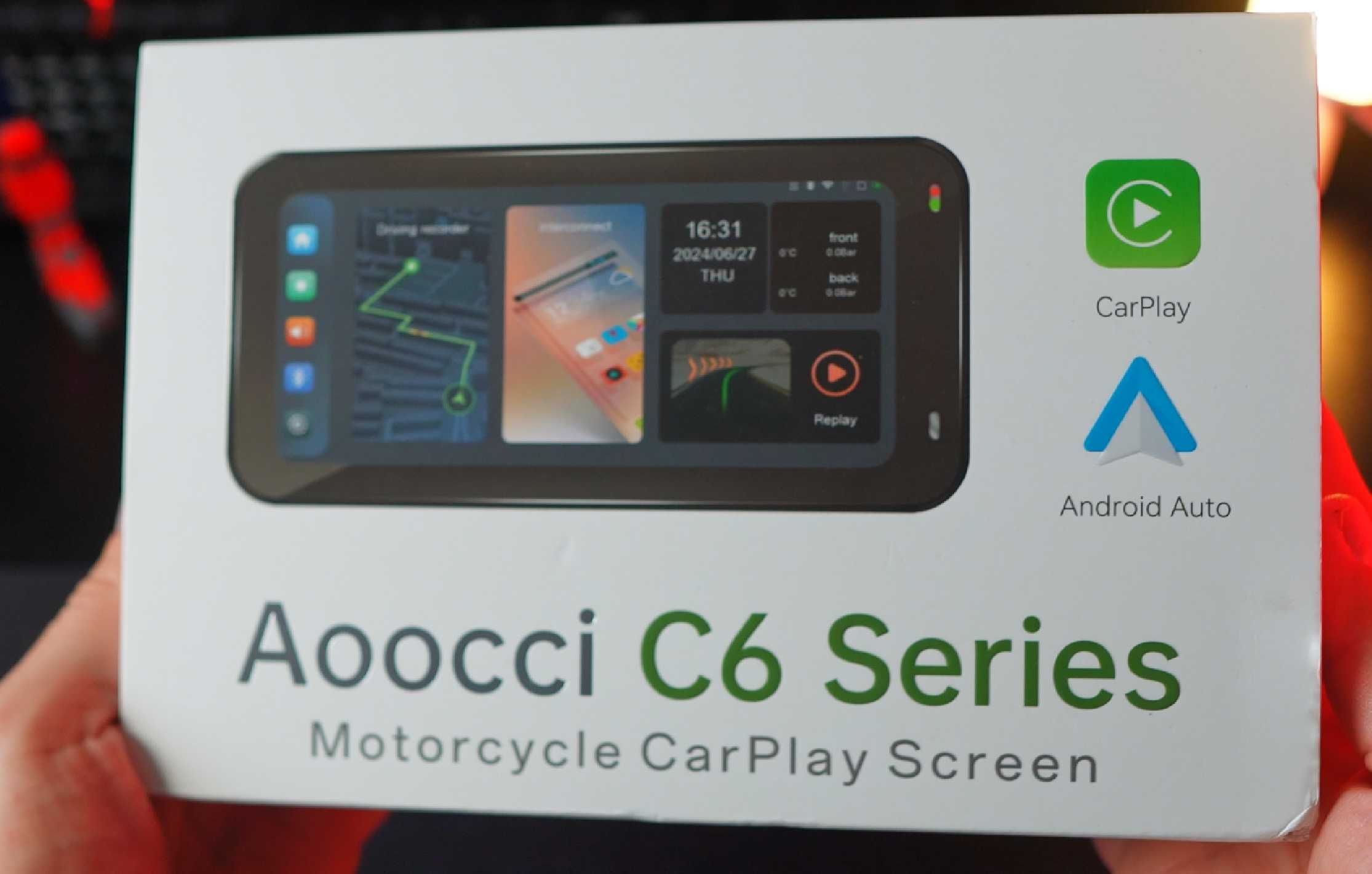Aoocci C6 Pro - wideorejestrator, Android Auto i czujniki ciśnienia!