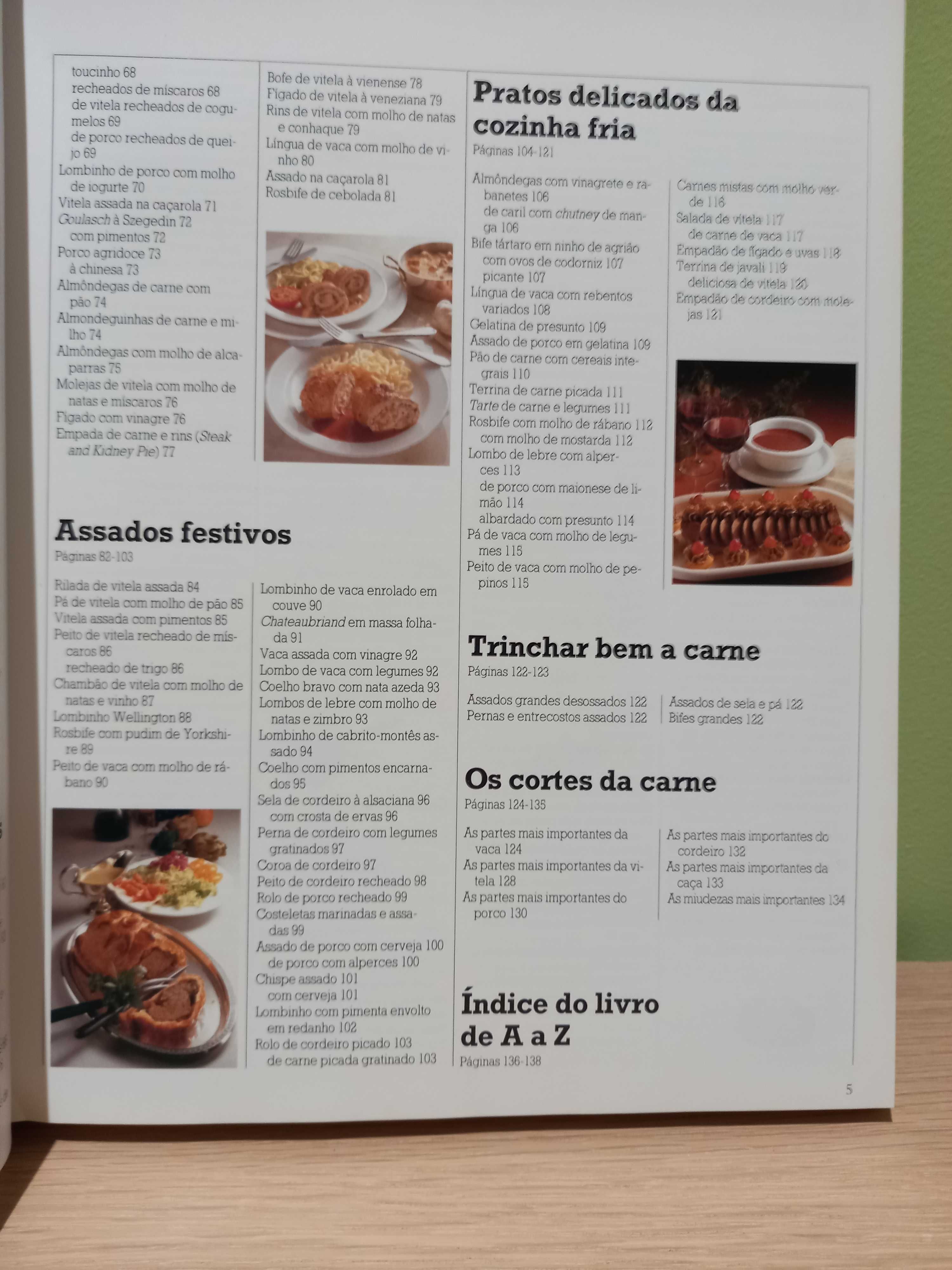 Livro de Receitas "Cozinhar Melhor - Carnes"