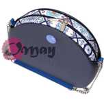 organizer OBAG MOON LIGHT kafelki niebieskie granat 2 kieszenie OMAY