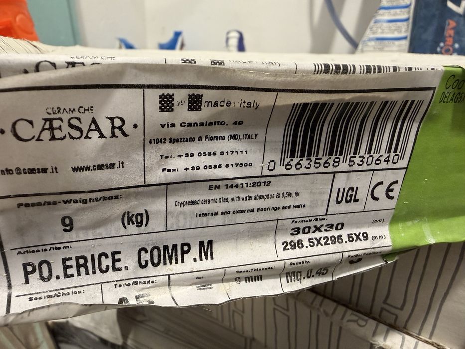 Płytki 30x30 kostka Włoskie Cesar 2,7 m2