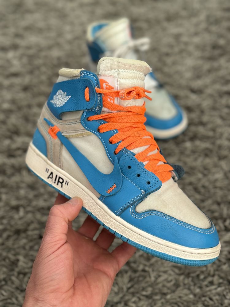 Кроссовки  Nike Jordan 1 Retro High Off-White University Blue