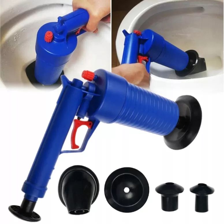 pistolet do udrażniania rur przepychacz kret do wc zlewu toalety