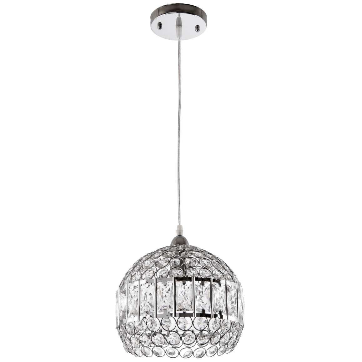 Lampa wisząca KRYSZTAŁY Klosz żyrandol kryształowy z kryształami