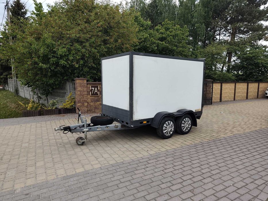 Przyczepa WIOLA * KONTENER/FURGON * DMC 1500KG *Zarejestrowana w PL*