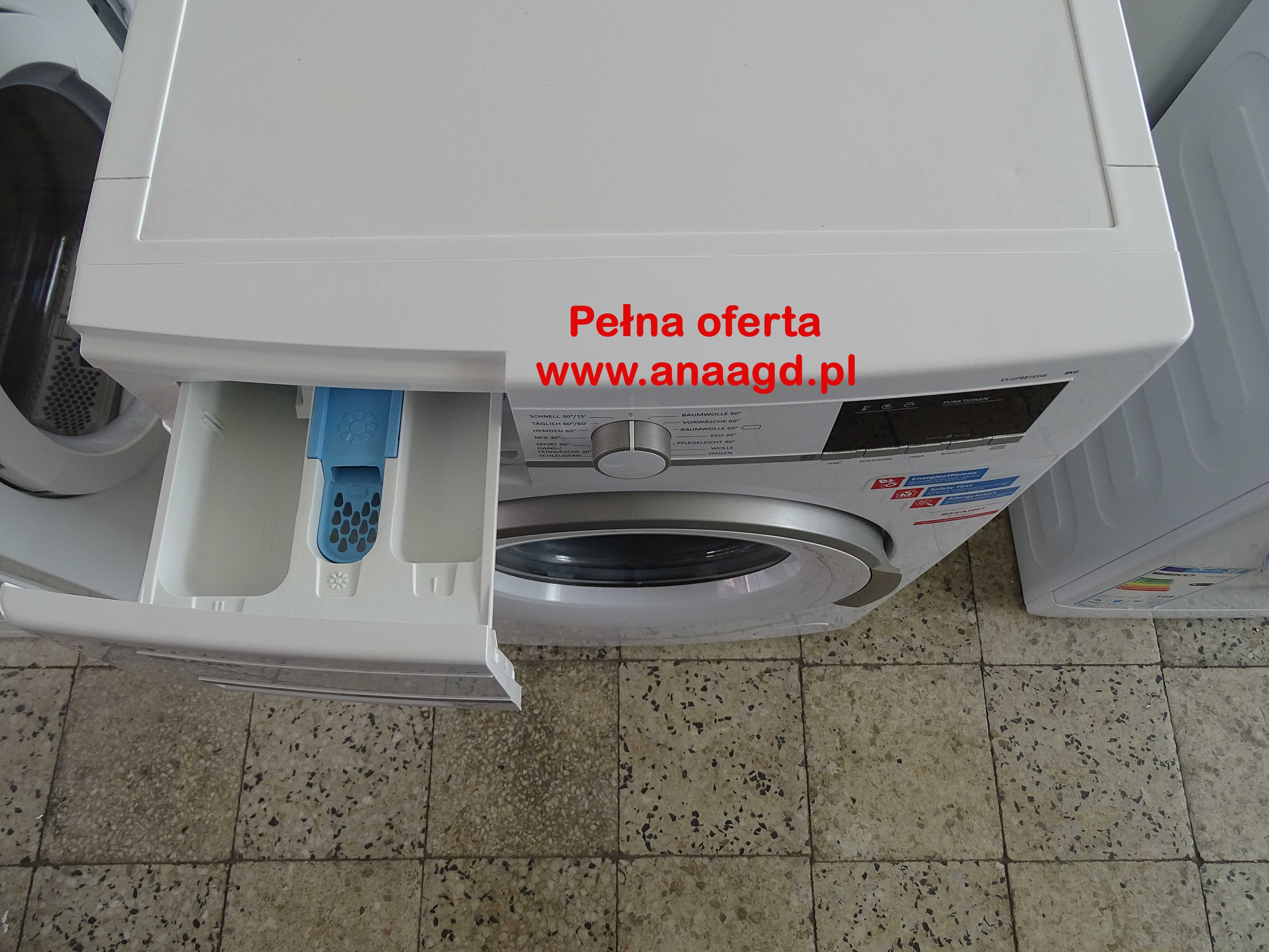 Pralka SHARP ES-GFB8145W 8 kg GWARANCJA Duży Wybór Sprzętu AGD