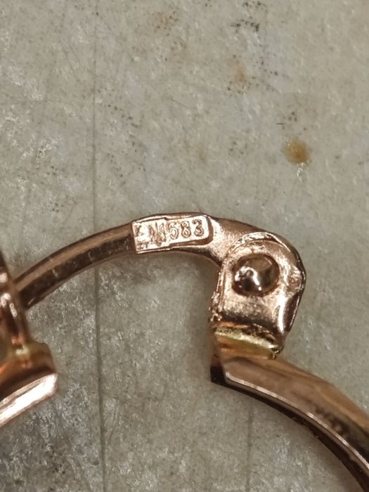 Сережки золоті, серьги золотые