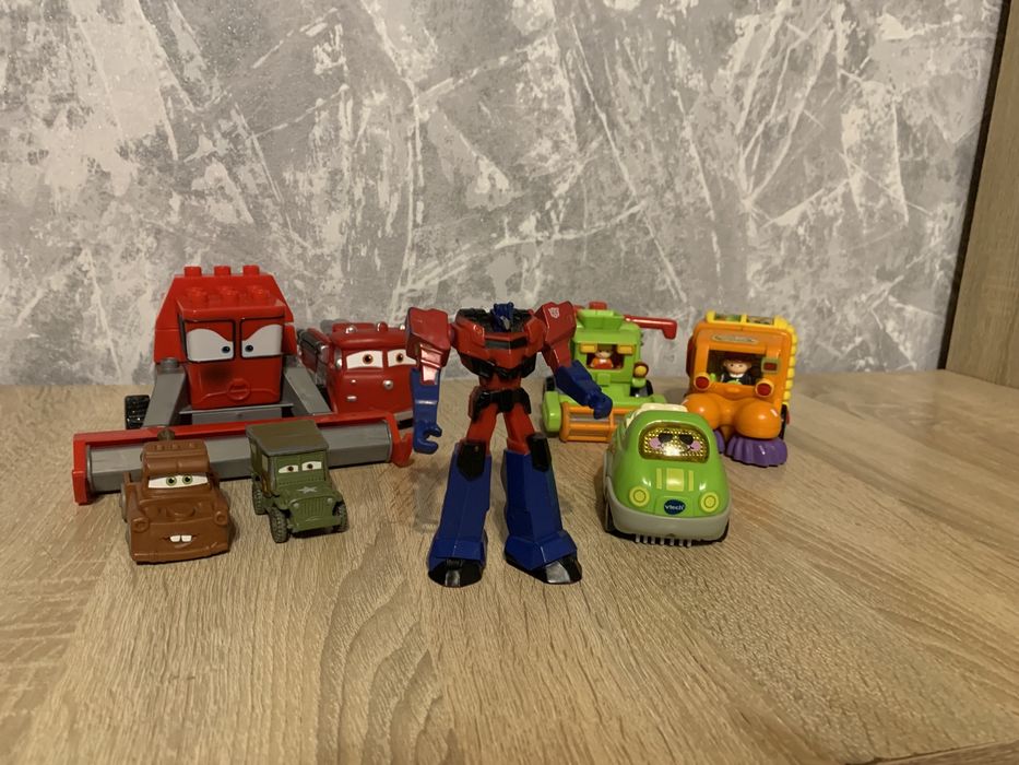 маквин тачки комбайн дупло трансформер оптимус Hasbro машинки техника