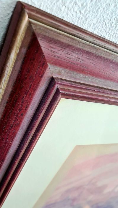 Quadro serigrafia da paisagem do Porto, do artista Júlio Capela