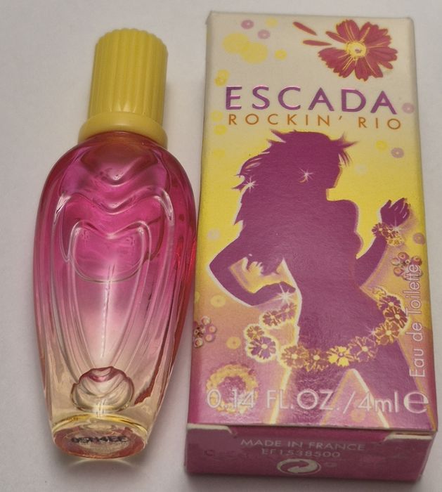 Escada Rockin Rio edt 4 ml, miniatura vintage
