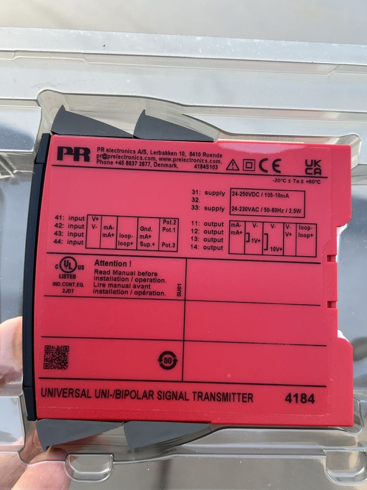 Перетворювач Сигналів PR Electronics 4184 Універсальний