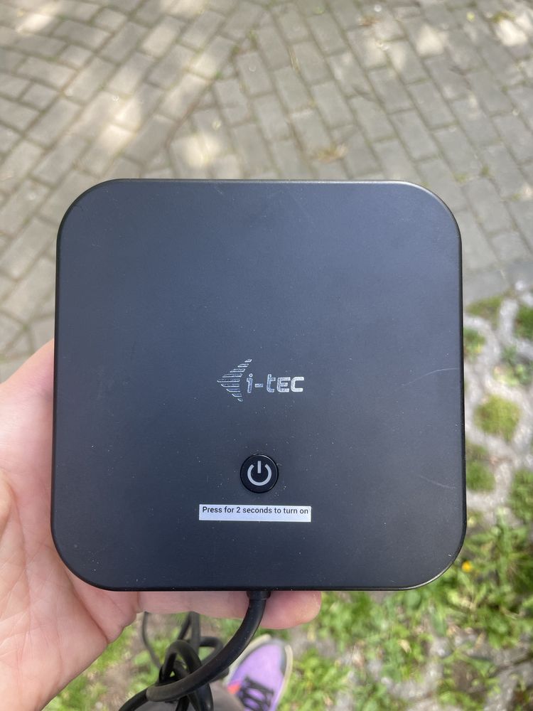 Stacja dokująca I-tec HUB USB-C 2x4k Ethernet + zasilacz