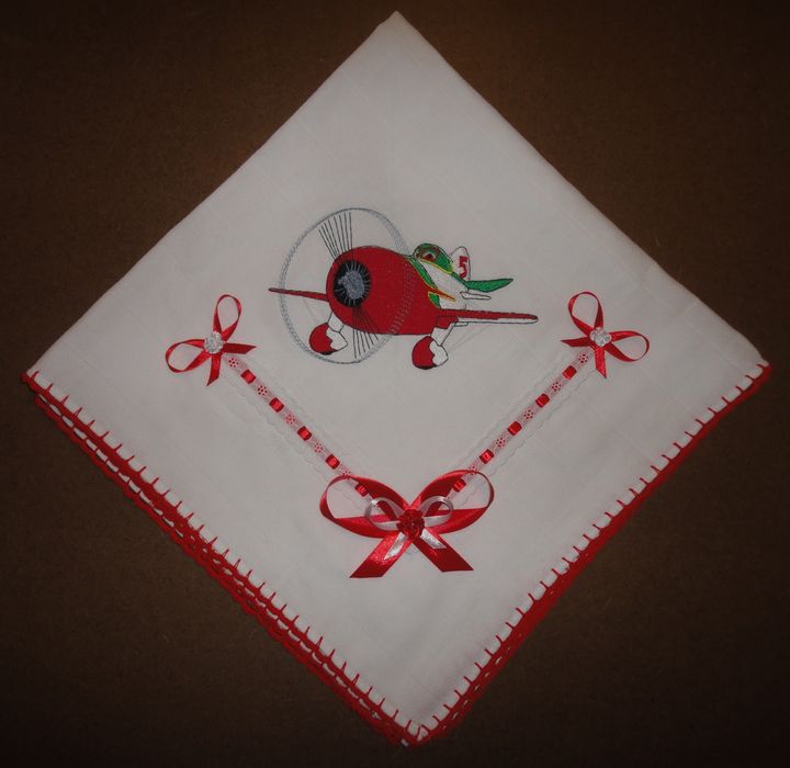 Fralda Bordada "Aviões Disney"