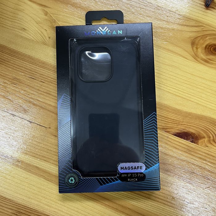 Чохол Monblan Magnetic Silicone MagSafe Series для iPhone 15 Pro Black