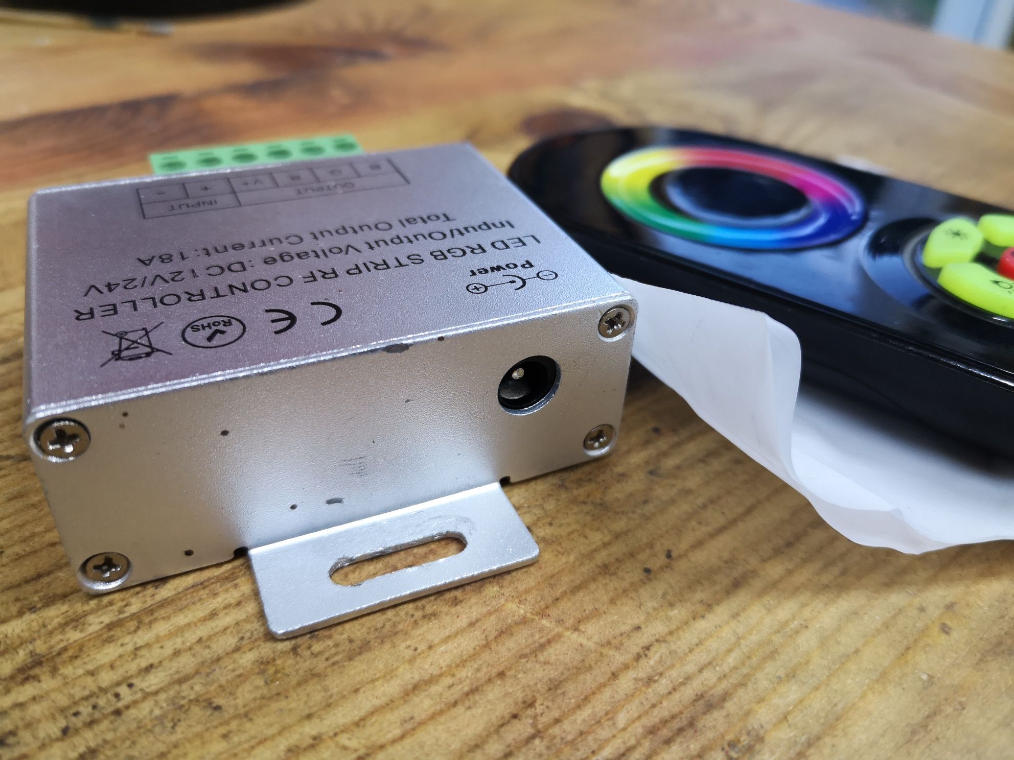 Stwrownik LED RGB RF 18A + PILOT